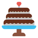 Free Pastel Cumpleanos Boda Icono