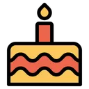 Free Pastel de cumpleaños  Icono