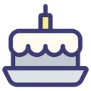 Free Pastel de cumpleaños  Icono