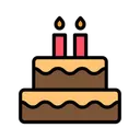 Free Cake Wedding Desset Icono