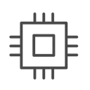 Free Microchip Chip De Computadora Nucleo Icono