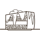 Free Pastry Cake Piece Icon