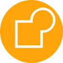 Free Path Object Union Icon