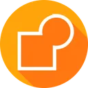 Free Path Object Union Icon