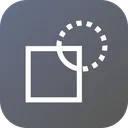 Free Path Object Tool Icon