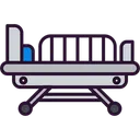 Free Patient Bed  Icon