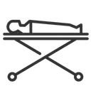 Free Patient Stretcher Emergency Icon