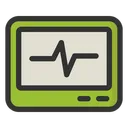Free Patient Monitor Medical Equipment Monitoring Machine Icon