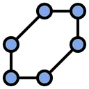 Free Star Diagram Pattern Icon