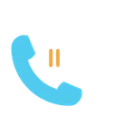 Free Paused Call Call Phone Icon