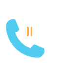 Free Angehaltener Anruf Anruf Telefon Symbol