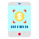 Free Smartphone Code Payment Icon