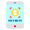 Free Smartphone Code Payment Icon