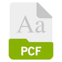 Free Pcf file Icon - Download in Flat Style