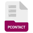 Free Pcontact File Format Icon