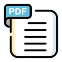 Free Pdf Files And Folders File Format Icon