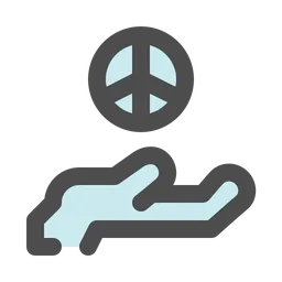 Free Peace Hand  Icon
