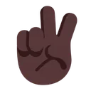 Free Hand Flat Dark Icon