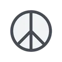 Free Peace Symbol  Icon