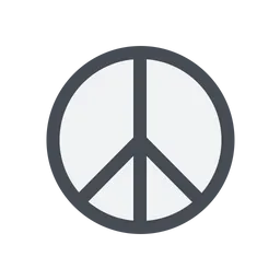 Free Peace Symbol  Icon