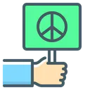 Free Peaceful Board Peace Symbol Icon