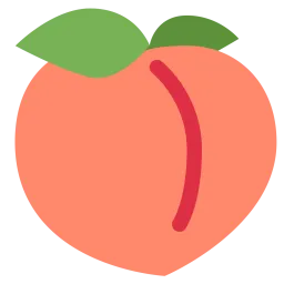 Free Peach Emoji Icon