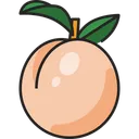 Free Peach Fruit Food Icon