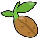 Free Peach Seed  Icon