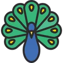 Free Peacock National Bird Bird Icon