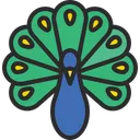 Free Peacock National Bird Bird Icon