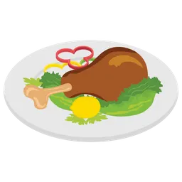 Free Pedaço de frango  Ícone