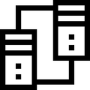 Free Peertopeer Banking Bargraph Icon