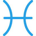 Free Peixes Zodiaco Signo Ícone