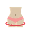 Free Pelvic Measurement Hip Size Lower Body Proportion Icon