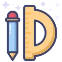 Free Pen And Ruler Pen Ruler Icon