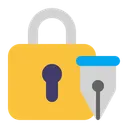 Free With Pen Flat Icon