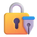 Free With Pen Color Icon