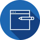 Free Pen Pencil Window Icon