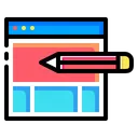 Free Pen Pencil Window Icon