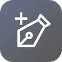 Free Pen Tool Add Icon