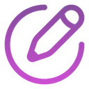 Free Pen New Round Pen Editing Icon