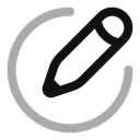 Free Pen new round  Icon