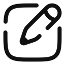 Free Pen new square  Icon