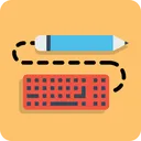 Free Pen Pencil Keyboard Icon