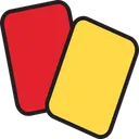 Free Tavola Da Disegno Carta Penalizzata Cartellino Giallo Icon