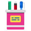 Free Pencil Case School Study Icon