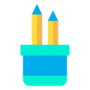 Free Pencil Pencil Case Stationary Icon