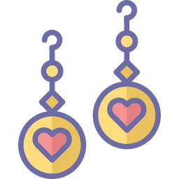 Free Pendientes de corazon  Icono