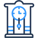 Free Pendulum Antique Grandfather Clock Icon