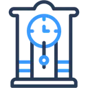 Free Pendulum Antique Grandfather Clock Icon